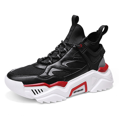 Men's Mesh / Microfiber Fall / Spring & Summer Trainers / Athletic Shoes Running Shoes / Walking Shoes Breathable Black / White / White / Black
Men's Mesh / Microfiber Fall / Spring & Summer Trainers / Athletic Shoes Running Shoes / Walking Shoes Breathable Black / White / White / Black