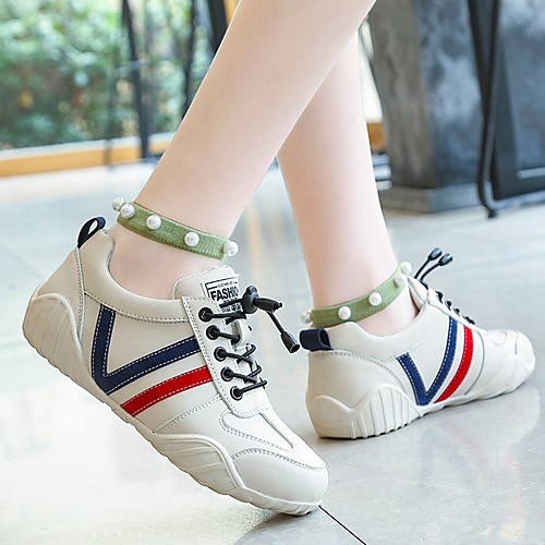 Women's Trainers / Athletic Shoes Summer Flat Heel Round Toe Daily PU White / Beige
Women's Trainers / Athletic Shoes Summer Flat Heel Round Toe Daily PU White / Beige