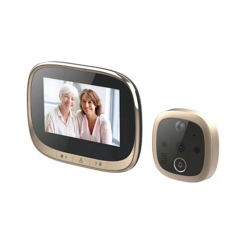 4.3 inch HD smart cat's eye video camera doorbell camera with built-in battery night vision motion detection
4.3 inch HD smart cat's eye video camera doorbell camera with built-in battery night vision motion detection