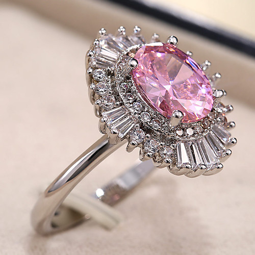 Women's Ring Belle Ring AAA Cubic Zirconia 1pc Blushing Pink Copper Silver-Plated Irregular Statement Luxury Party Evening Gift Jewelry Geometrical Wearable
Women's Ring Belle Ring AAA Cubic Zirconia 1pc Blushing Pink Copper Silver-Plated Irregular Statement Luxury Party Evening Gift Jewelry Geometrical Wearable