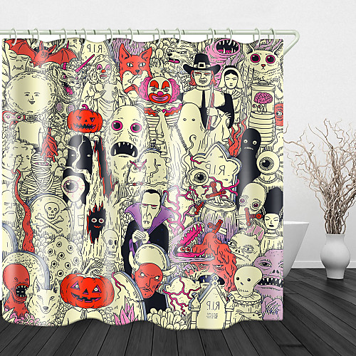 Demon world Digital Print Waterproof Fabric Shower Curtain for Bathroom Home Decor Covered Bathtub Curtains Liner Includes with Hooks
Demon world Digital Print Waterproof Fabric Shower Curtain for Bathroom Home Decor Covered Bathtub Curtains Liner Includes with Hooks