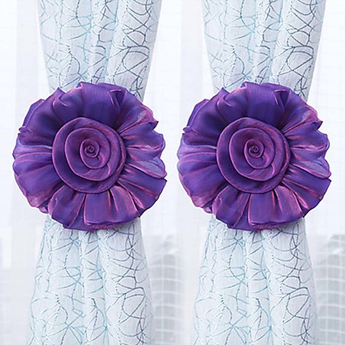 2Pcs Household Curtain Straps Sweet Flower Design Decorative Curtain Tiebacks Curtain Holder
2Pcs Household Curtain Straps Sweet Flower Design Decorative Curtain Tiebacks Curtain Holder