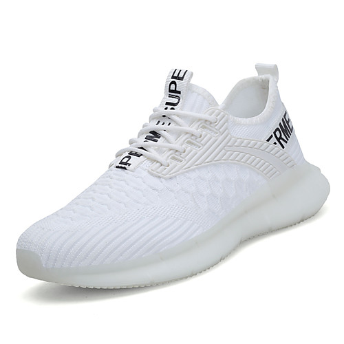 Men's Fall Daily Outdoor Trainers / Athletic Shoes Running Shoes / Walking Shoes Tissage Volant Breathable Non-slipping Shock Absorbing White / Black / Khaki
Men's Fall Daily Outdoor Trainers / Athletic Shoes Running Shoes / Walking Shoes Tissage Volant Breathable Non-slipping Shock Absorbing White / Black / Khaki