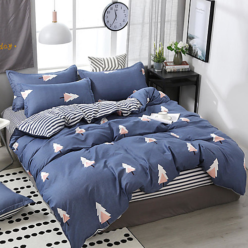 Simple wind plant tree print pattern bedding four-piece quilt cover bed sheet pillow cover dormitory single double
Simple wind plant tree print pattern bedding four-piece quilt cover bed sheet pillow cover dormitory single double