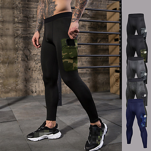 Men's High Waist Running Tights Leggings Cropped Leggings Pocket Fitness Gym Workout Exercise & Fitness Moisture Wicking Breathable Soft Sport Camo / Camouflage Dark Grey Black / Green BlackGray
Men's High Waist Running Tights Leggings Cropped Leggings Pocket Fitness Gym Workout Exercise & Fitness Moisture Wicking Breathable Soft Sport Camo / Camouflage Dark Grey Black / Green BlackGray