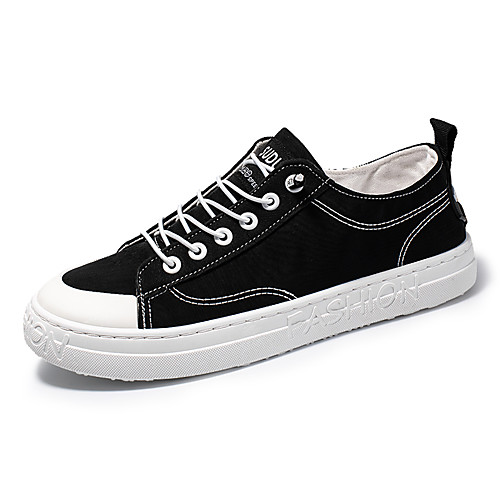Men's Fall Daily Outdoor Sneakers Walking Shoes Canvas Breathable Non-slipping Shock Absorbing White / Black / Gray
Men's Fall Daily Outdoor Sneakers Walking Shoes Canvas Breathable Non-slipping Shock Absorbing White / Black / Gray