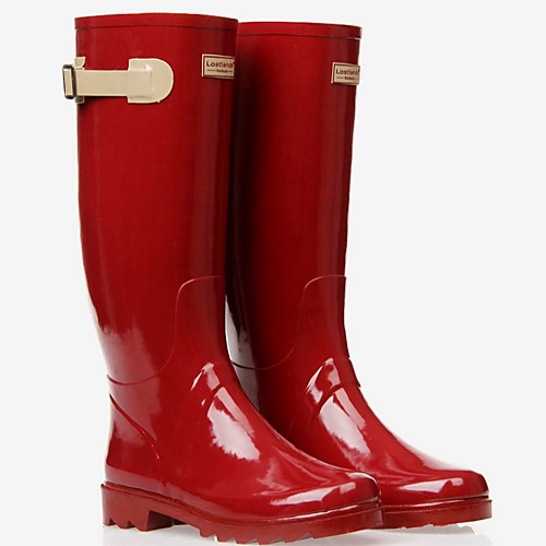 Women's Boots Summer Flat Heel Round Toe Daily PU Over The Knee Boots Burgundy
Women's Boots Summer Flat Heel Round Toe Daily PU Over The Knee Boots Burgundy