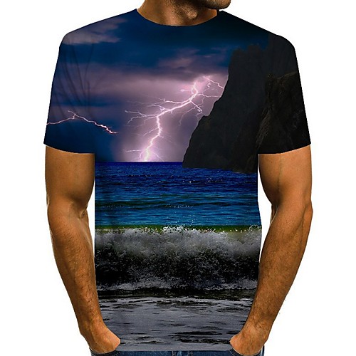 Men's Galaxy Graphic T-shirt Daily Purple / Red / Yellow / Green / Light Green / Gray
Men's Galaxy Graphic T-shirt Daily Purple / Red / Yellow / Green / Light Green / Gray