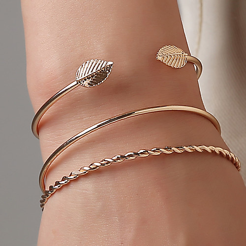 3pcs Women's Bracelet Classic Wedding Birthday Vintage Theme European Trendy Casual / Sporty Ethnic French Alloy Bracelet Jewelry Gold For Date Festival
3pcs Women's Bracelet Classic Wedding Birthday Vintage Theme European Trendy Casual / Sporty Ethnic French Alloy Bracelet Jewelry Gold For Date Festival