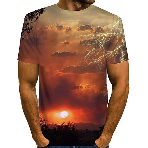 Men's Graphic Scenery T-shirt Daily Red / Yellow / Army Green / Fuchsia / Brown / Gray
Men's Graphic Scenery T-shirt Daily Red / Yellow / Army Green / Fuchsia / Brown / Gray
