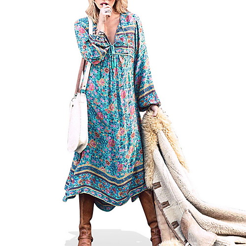 Women's Sheath Dress - Half Sleeve Floral Summer Elegant 2020 Blue M L XL XXL XXXL XXXXL
Women's Sheath Dress - Half Sleeve Floral Summer Elegant 2020 Blue M L XL XXL XXXL XXXXL