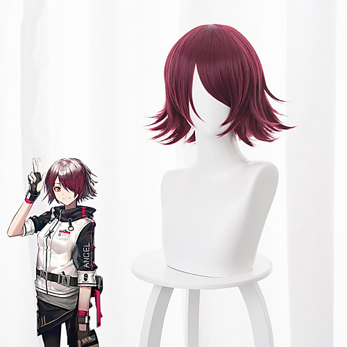 Arknights Cosplay Wigs Women's Asymmetrical 15 inch Heat Resistant Fiber Curly Burgundy Adults' Anime Wig
Arknights Cosplay Wigs Women's Asymmetrical 15 inch Heat Resistant Fiber Curly Burgundy Adults' Anime Wig