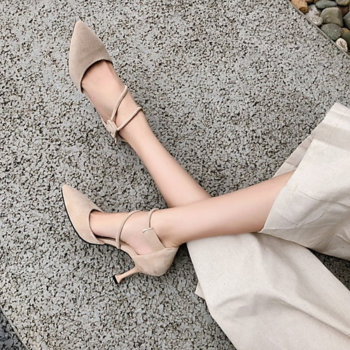 Women's Heels Summer Stiletto Heel Pointed Toe Sexy Daily Microfiber Black / Pink / Beige
Women's Heels Summer Stiletto Heel Pointed Toe Sexy Daily Microfiber Black / Pink / Beige