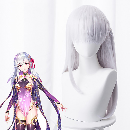 Fate / Grand Order FGO Cosplay Wigs Women's Neat Bang 24 inch Heat Resistant Fiber kinky Straight Gray Adults' Anime Wig
Fate / Grand Order FGO Cosplay Wigs Women's Neat Bang 24 inch Heat Resistant Fiber kinky Straight Gray Adults' Anime Wig