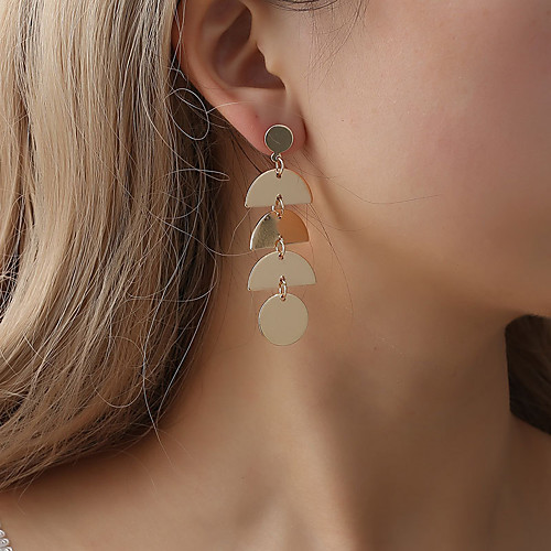 Women's Earrings Holiday Wedding Birthday Romantic Earrings Jewelry Gold / Silver For Date Street Festival 1 Pair
Women's Earrings Holiday Wedding Birthday Romantic Earrings Jewelry Gold / Silver For Date Street Festival 1 Pair