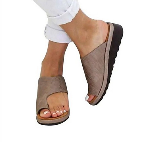 Women's Slippers & Flip-Flops Summer Wedge Heel Open Toe Daily PU Purple / Yellow / Gold
Women's Slippers & Flip-Flops Summer Wedge Heel Open Toe Daily PU Purple / Yellow / Gold