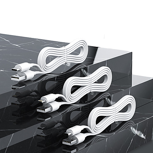 ROCK S5 1M Micro USB / Lightning / Type-C Cable 3 A Flat / Quick Charge TPE USB Cable Adapter
ROCK S5 1M Micro USB / Lightning / Type-C Cable 3 A Flat / Quick Charge TPE USB Cable Adapter