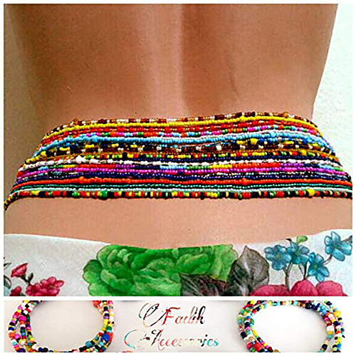 Waist Chain Ethnic Fashion Women's Body Jewelry For Gift Beach Tropical Plastics Weave Gold 7pcs
Waist Chain Ethnic Fashion Women's Body Jewelry For Gift Beach Tropical Plastics Weave Gold 7pcs