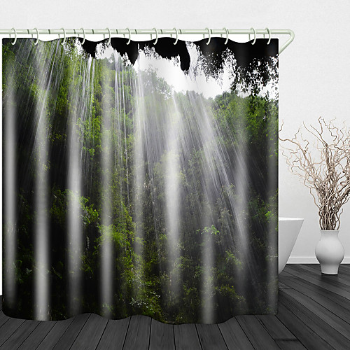 Beautiful Water Curtain Hole Digital Print Waterproof Fabric Shower Curtain for Bathroom Home Decor Covered Bathtub Curtains Liner Includes with Hooks
Beautiful Water Curtain Hole Digital Print Waterproof Fabric Shower Curtain for Bathroom Home Decor Covered Bathtub Curtains Liner Includes with Hooks