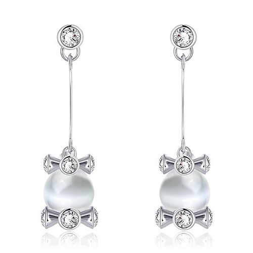 Women's Drop Earrings Classic Fashion Stylish Gold Plated Imitation Diamond Earrings Jewelry White For Gift Festival 1 Pair
Women's Drop Earrings Classic Fashion Stylish Gold Plated Imitation Diamond Earrings Jewelry White For Gift Festival 1 Pair