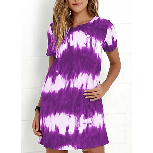 Women's T Shirt Dress Short Mini Dress - Short Sleeves Print Summer Casual Chinoiserie 2020 Blue Purple Green Gray Light Blue S M L XL XXL XXXL XXXXL XXXXXL
Women's T Shirt Dress Short Mini Dress - Short Sleeves Print Summer Casual Chinoiserie 2020 Blue Purple Green Gray Light Blue S M L XL XXL XXXL XXXXL XXXXXL