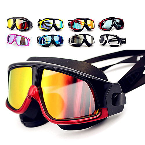 Swimming Goggles Anti-Fog Wearproof Non-Skid UV Protection Mirrored Scratch Resistant For Adults' PC PC N / A Black / Plated
Swimming Goggles Anti-Fog Wearproof Non-Skid UV Protection Mirrored Scratch Resistant For Adults' PC PC N / A Black / Plated