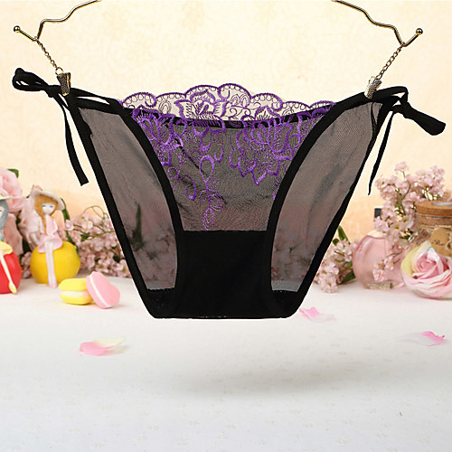 Women's Lace / Bow / Basic Brief - Normal Mid Waist Purple Blushing Pink Fuchsia One-Size
Women's Lace / Bow / Basic Brief - Normal Mid Waist Purple Blushing Pink Fuchsia One-Size