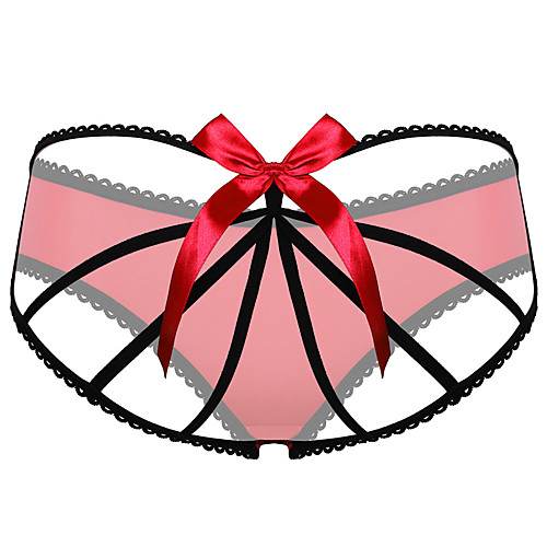Women's Lace / Bow / Basic Brief - Normal Mid Waist Light Blue Purple Blushing Pink One-Size
Women's Lace / Bow / Basic Brief - Normal Mid Waist Light Blue Purple Blushing Pink One-Size