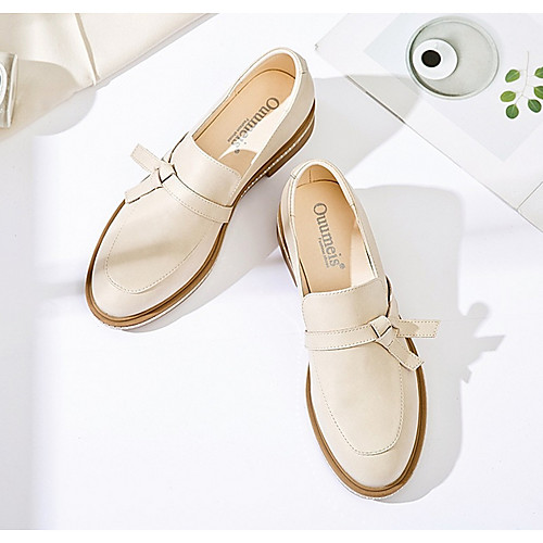 Women's Loafers & Slip-Ons Spring & Summer Flat Heel Round Toe Daily PU Almond / Black
Women's Loafers & Slip-Ons Spring & Summer Flat Heel Round Toe Daily PU Almond / Black