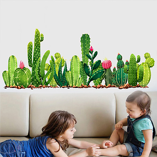 Green Cactus Plants Wall Stickers for Bedroom Living Room Dining Room Kitchen Kids Room DIY Vinyl Wall Decals Door Murals 9030cm
Green Cactus Plants Wall Stickers for Bedroom Living Room Dining Room Kitchen Kids Room DIY Vinyl Wall Decals Door Murals 9030cm