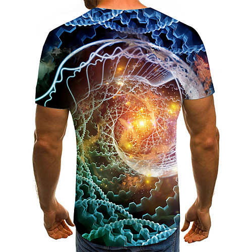 Men's T shirt Shirt Color Block 3D Animal Plus Size Short Sleeve Going out Tops Basic Round Neck Rainbow
Men's T shirt Shirt Color Block 3D Animal Plus Size Short Sleeve Going out Tops Basic Round Neck Rainbow