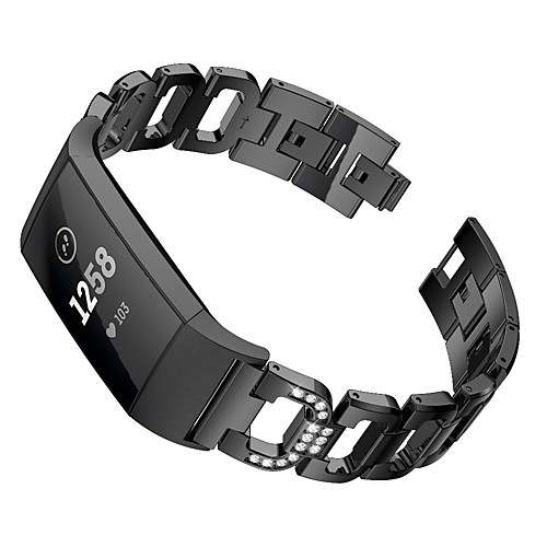 Watch Band for Fitbit Charge 3 Fitbit Sport Band / Jewelry Design Stainless Steel Wrist Strap
Watch Band for Fitbit Charge 3 Fitbit Sport Band / Jewelry Design Stainless Steel Wrist Strap