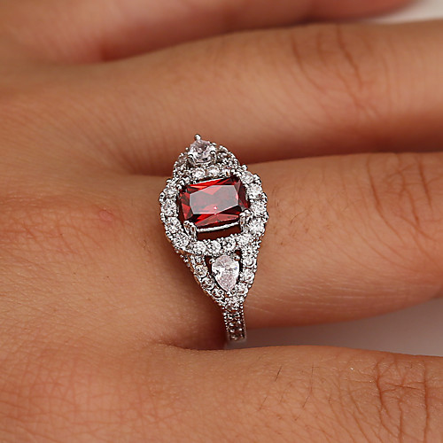 Women's Ring Belle Ring AAA Cubic Zirconia 1pc Red Copper Silver-Plated Irregular Statement Luxury Party Evening Gift Jewelry Geometrical Wearable
Women's Ring Belle Ring AAA Cubic Zirconia 1pc Red Copper Silver-Plated Irregular Statement Luxury Party Evening Gift Jewelry Geometrical Wearable