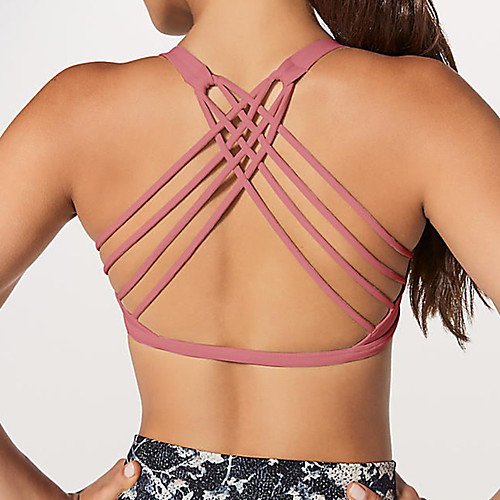 Women's Sports Bra Bralette Criss Cross Elastane Running Fitness Jogging Breathable Soft Padded Medium Support Red Burgundy Green Blue Black Gray Solid Colored / Stretchy
Women's Sports Bra Bralette Criss Cross Elastane Running Fitness Jogging Breathable Soft Padded Medium Support Red Burgundy Green Blue Black Gray Solid Colored / Stretchy