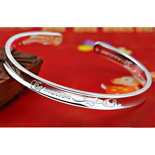 Women's Bracelet Bangles Cuff Bracelet Figaro Bracelet Classic Fashion Flower Fashion Trendy Casual / Sporty Korean Cute Copper Bracelet Jewelry Silver For Sport Gift Date Birthday Festival
Women's Bracelet Bangles Cuff Bracelet Figaro Bracelet Classic Fashion Flower Fashion Trendy Casual / Sporty Korean Cute Copper Bracelet Jewelry Silver For Sport Gift Date Birthday Festival