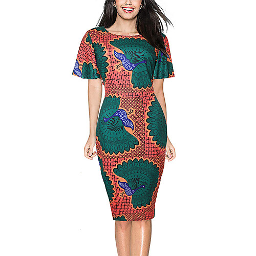 Women's Bodycon Knee Length Dress Rainbow Short Sleeve Print Fall Summer Round Neck Work Elegant 2021 S M L XL XXL
Women's Bodycon Knee Length Dress Rainbow Short Sleeve Print Fall Summer Round Neck Work Elegant 2021 S M L XL XXL