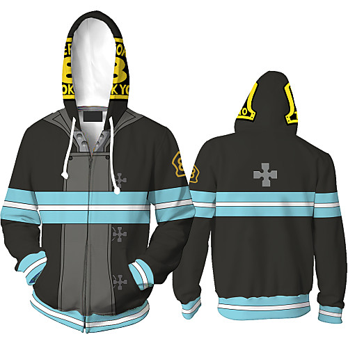 Inspired by Fire Force Cosplay Costume Hoodie Polyster Print Printing Hoodie For Men's / Women's
Inspired by Fire Force Cosplay Costume Hoodie Polyster Print Printing Hoodie For Men's / Women's