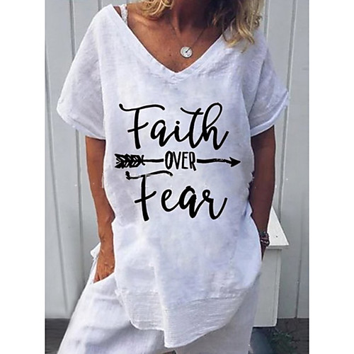 Women's Plus Size Solid Colored Letter Blouse Daily Weekend White / Blue / Yellow / Orange
Women's Plus Size Solid Colored Letter Blouse Daily Weekend White / Blue / Yellow / Orange