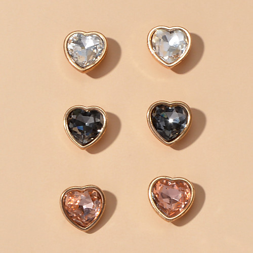 Women's Earrings Classic Sweet Heart Punk Trendy Romantic Fashion French Imitation Diamond Earrings Jewelry Chocolate For Party Evening Engagement Birthday Beach Promise 1 Pair
Women's Earrings Classic Sweet Heart Punk Trendy Romantic Fashion French Imitation Diamond Earrings Jewelry Chocolate For Party Evening Engagement Birthday Beach Promise 1 Pair