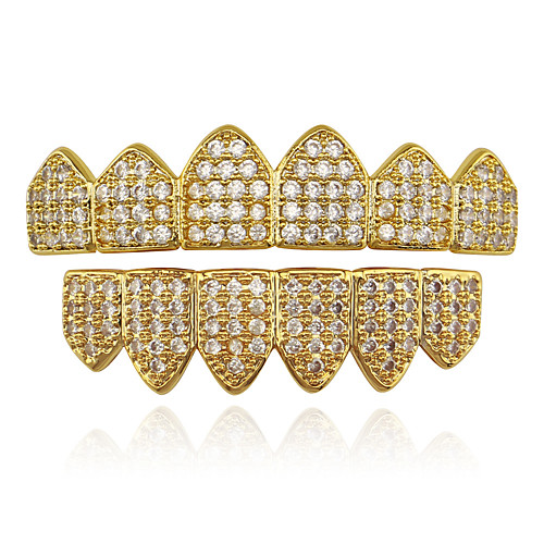 Teeth Set / Teeth Grills Statement Stylish Luxury Unisex Body Jewelry For Halloween Street Copper Silver Gold
Teeth Set / Teeth Grills Statement Stylish Luxury Unisex Body Jewelry For Halloween Street Copper Silver Gold