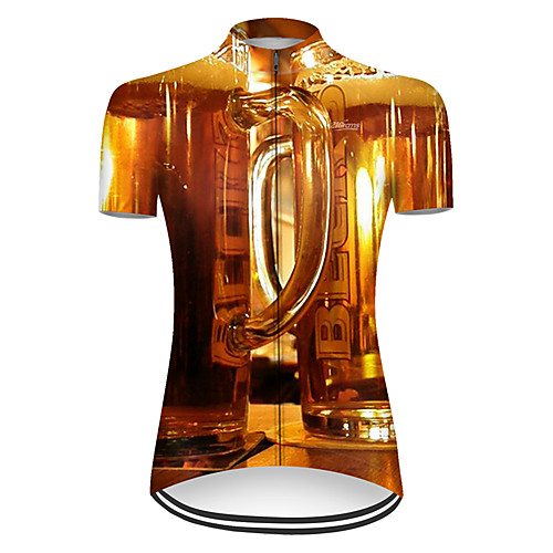21Grams Women's Short Sleeve Cycling Jersey Polyester Champagne 3D Gradient Oktoberfest Beer Bike Jersey Top Mountain Bike MTB Road Bike Cycling Breathable Quick Dry Ultraviolet Resistant Sports
21Grams Women's Short Sleeve Cycling Jersey Polyester Champagne 3D Gradient Oktoberfest Beer Bike Jersey Top Mountain Bike MTB Road Bike Cycling Breathable Quick Dry Ultraviolet Resistant Sports