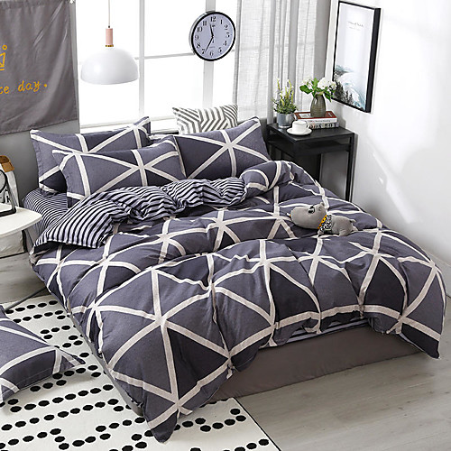 Simple wind comfortable printing pattern bedding four-piece quilt cover bed sheet sham cover dormitory single double
Simple wind comfortable printing pattern bedding four-piece quilt cover bed sheet sham cover dormitory single double
