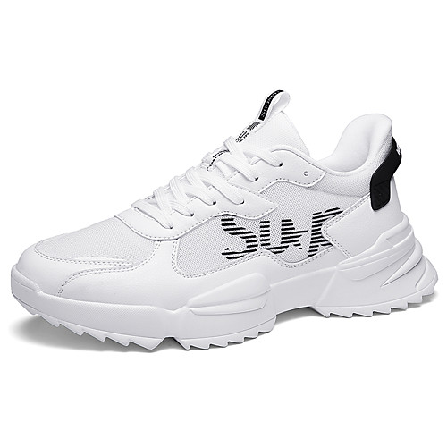 Men's Spring & Summer / Fall & Winter Sporty / Casual Daily Outdoor Trainers / Athletic Shoes Running Shoes / Walking Shoes Mesh / Elastic Fabric Breathable Wear Proof White / Black / Beige Color
Men's Spring & Summer / Fall & Winter Sporty / Casual Daily Outdoor Trainers / Athletic Shoes Running Shoes / Walking Shoes Mesh / Elastic Fabric Breathable Wear Proof White / Black / Beige Color