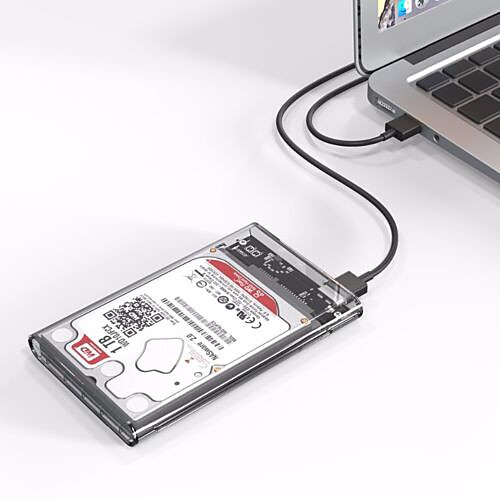 ORICO 2.5 inch Transparent USB3.0 HDD Case Tool Free UASP Hard Drive Enclosure 2TB of Storage
ORICO 2.5 inch Transparent USB3.0 HDD Case Tool Free UASP Hard Drive Enclosure 2TB of Storage