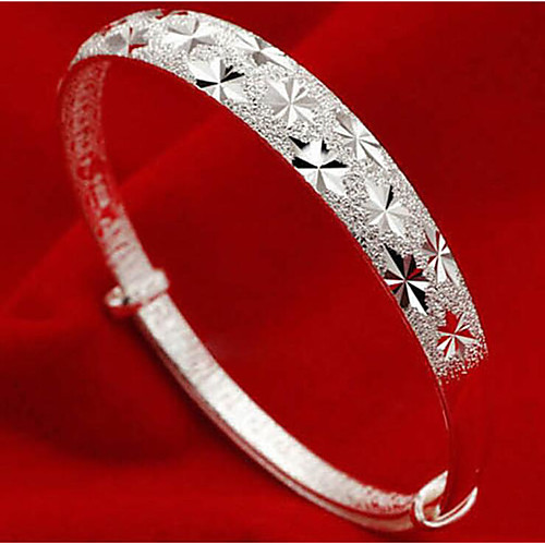 Women's Bracelet Bangles Cuff Bracelet Figaro Bracelet Classic Fashion Fashion Trendy Casual / Sporty Korean Cute Copper Bracelet Jewelry Silver For Sport Gift Date Birthday Festival / Silver Plated
Women's Bracelet Bangles Cuff Bracelet Figaro Bracelet Classic Fashion Fashion Trendy Casual / Sporty Korean Cute Copper Bracelet Jewelry Silver For Sport Gift Date Birthday Festival / Silver Plated