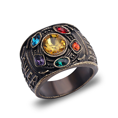 Men's Band Ring 1pc Chocolate Alloy Round Punk Street Jewelry Mixed Color Wearable Environmental
Men's Band Ring 1pc Chocolate Alloy Round Punk Street Jewelry Mixed Color Wearable Environmental
