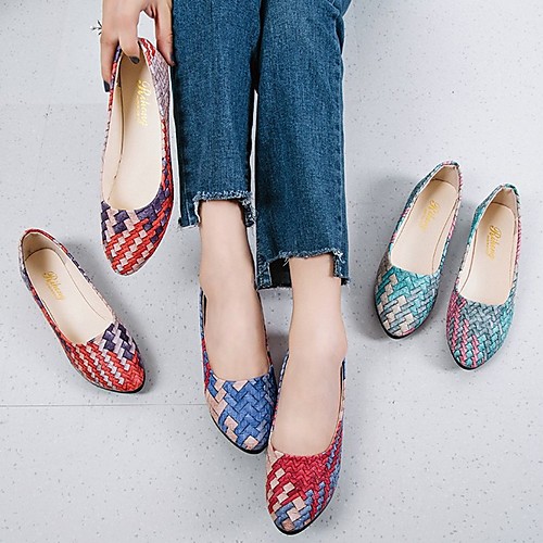 Women's Loafers & Slip-Ons Summer Flat Heel Pointed Toe Daily PU Red / Green / Blue
Women's Loafers & Slip-Ons Summer Flat Heel Pointed Toe Daily PU Red / Green / Blue