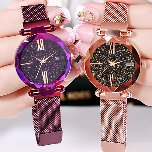 Women's Steel Band Watches Luxury Fashion Stainless Steel Japanese Quartz Rose Gold Black Blue Water Resistant / Waterproof 30 m 1 pc Analog One Year Battery Life
Women's Steel Band Watches Luxury Fashion Stainless Steel Japanese Quartz Rose Gold Black Blue Water Resistant / Waterproof 30 m 1 pc Analog One Year Battery Life