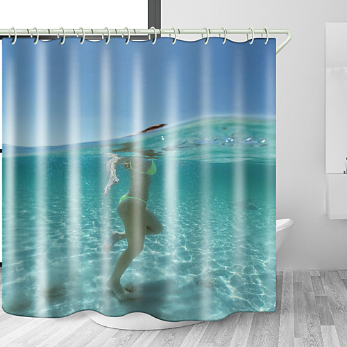 Sea Water Beach Beauty Digital Print Waterproof Fabric Shower Curtain for Bathroom Home Decor Covered Bathtub Curtains Liner Includes with Hooks 72 Inch
Sea Water Beach Beauty Digital Print Waterproof Fabric Shower Curtain for Bathroom Home Decor Covered Bathtub Curtains Liner Includes with Hooks 72 Inch