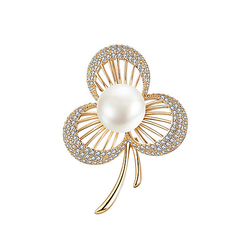 Pearl Brooches Flower Stylish Artistic Luxury Brooch Jewelry Gold Silver For Wedding Party Date Birthday Party Party & Evening Festival
Pearl Brooches Flower Stylish Artistic Luxury Brooch Jewelry Gold Silver For Wedding Party Date Birthday Party Party & Evening Festival